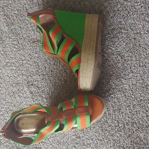 Brand new orange and lime wedge
